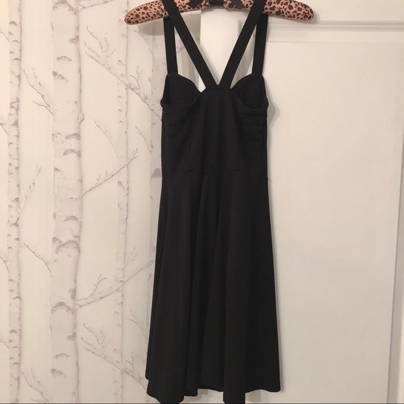 TWO H&M Black Mini Dresses - Picture 4 of 7